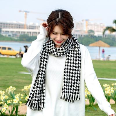 China 2021 means new bird's case lady autumn and winter fashion cashmere INS shawl warm thousand booms for sale