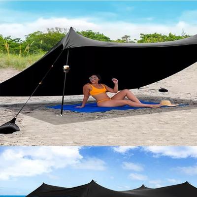 China Direct Sales UPF50+,Aluminum Pole Beach Shade Tent,Hot Creative Customized Beach Tent Camouflage/Sun Shelter Game Factory Factory Manufacturer for sale