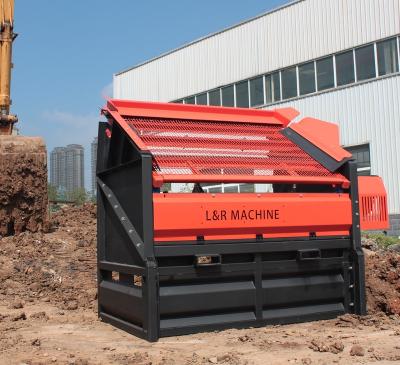 China Mini Topsoil Screen Compost Sorter Wast Bark Rock Topsoil Compost Ore Sand Topsoil Recycling Shake Screens for sale