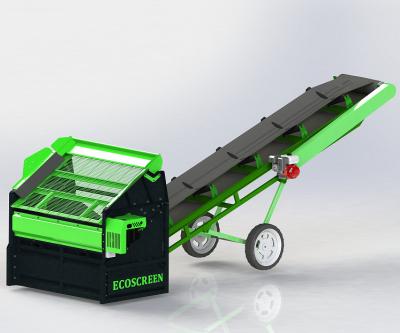 China MINI Whole Mini Topsoil Screener Unit plus Conveyor for sale