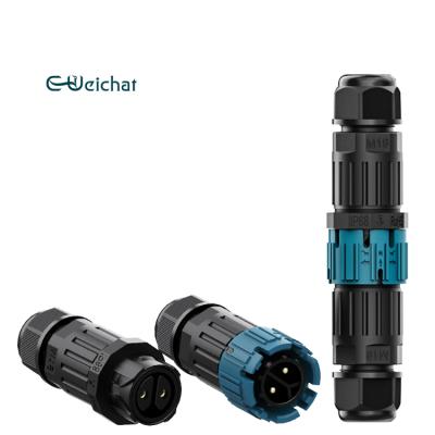 China 2022 New Design Electrical Cheaper Waterproof Electrical Wire 2 Pin Male Female Connector for sale