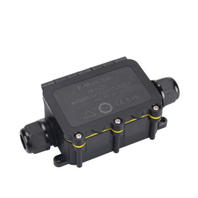 China LIGHTING 2 Way IP68 Widely Used Outdoor Electrical Wiring Cable Waterproof Junction Box for sale