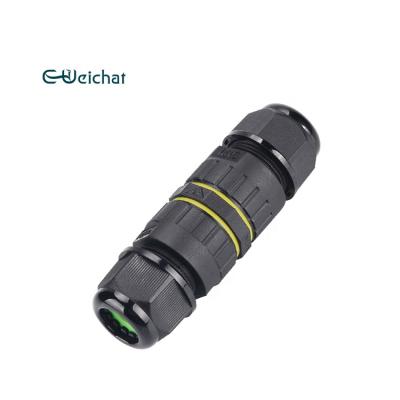 China Hot Sale 2 Pin Outdoor Lighting Bollard Lighting System 3 Pin Outdoor LED Waterproof Cable Connector M16 IP68 for sale