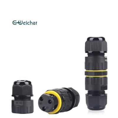 China M16 Connector Electrical Cable Outdoor Nylon Plastic Waterproof Power Wire IP68 for sale