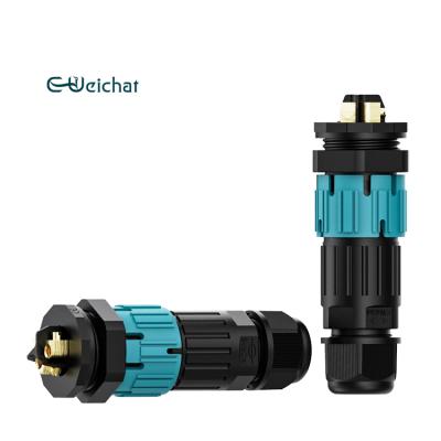 China Waterproof High Temperature Electrical Male And 2 Waterproof Female Pin Connector Of Electrical New Design for sale