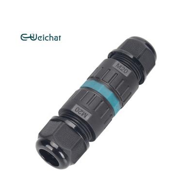 China 2021 New Style Outdoor Lighting Weichat M20 Screwless Electric IP68 Quick Plug In Waterproof Connector for sale