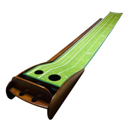 China Hot Selling Real Rubber Underside Double Surface Putting Green Indoor Golf Sustainable Material Sight Lines for sale