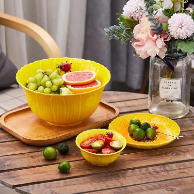 China Sustainable Amazon Hot Sale Cartoon Design Children's Ceramic Meal Plate Porcelain Soup Bowl For Household for sale