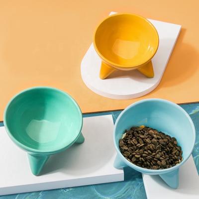 China Amazon Selling Pet Water Bowl Anti-spill Automatic Hot Ceramic Creative Dog Bowl Feeding Bowl For Household for sale