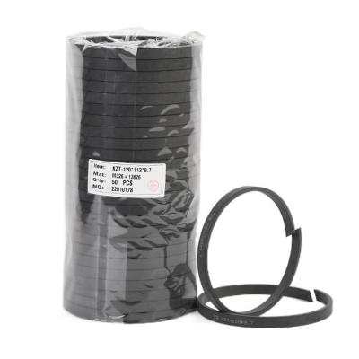 China Size 120 112 9.7 KZT Black Excavator Hydraulic Piston Rings For Cylinder Seal Kit for sale