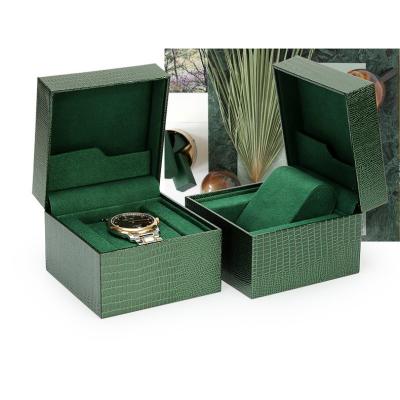 China Sturdy And Durable Custom Logo Printed Luxury Single Watch Box Unique Fancy Gift Packaging Box For Watches for sale