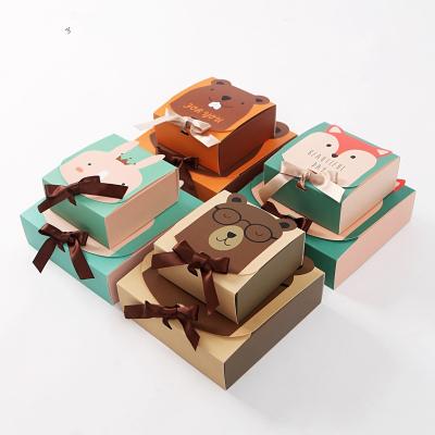 China Recyclable Cute Animal Shape Chocolate Candy Paper Gift Packaging Boxes for sale