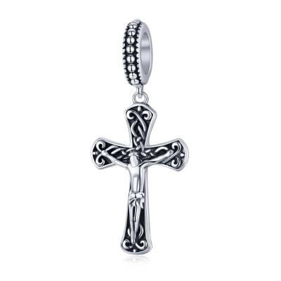 China Nickel Free Jesus Cross Pendant Christian Pendant s925 Sterling Silver Accessories DIY Pendant for sale