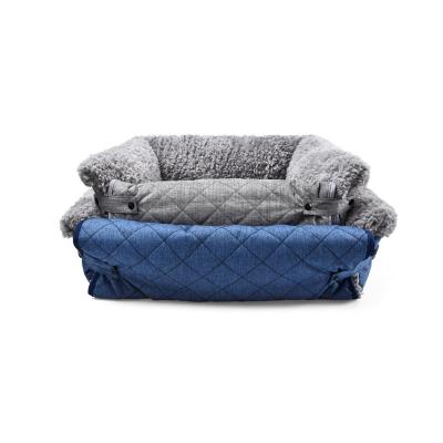 China China Wholesale Luxury Super Soft Plush Pet Cushion Cat And Dog Bed Waterproof for sale