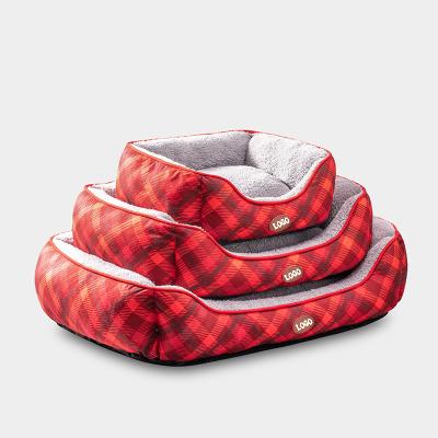 China Viable Cat Cushion Pet Bed True Nest Blanket Removable Around Nest Cat Nest Sleeping Small Medium Cat Dog Pet Beds for sale