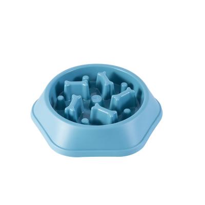 China Sustainable Custom Slow Feeder Water Pet Bowl Stainless Steel Pet Bowl Slow Dog Bowls for sale