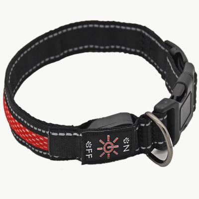 China New Viable Pet Led Cat Collar Waterproof Usb Flashing Collar Night Safety Outdoor Walking Supplies for sale