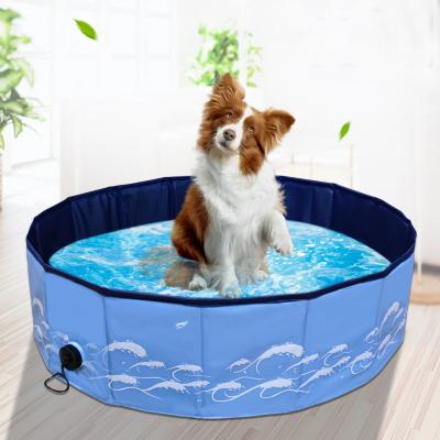 China 2022 Summer Viable Foldable Dog Pet Bath PVC Dog Pet Bath Pool Pet Bathing Tub Spa Pool for sale