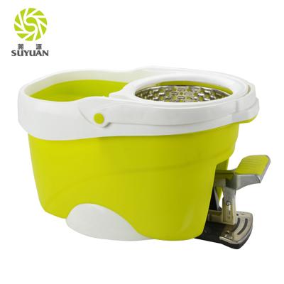 China Cotton Viable Fiber Magic Damper Cleaners, Best Selling 360 Spin Magic Mop Bucket Cleaning, Twist Mop With Spin Bucket for sale