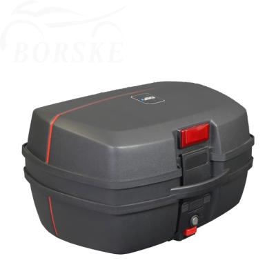 China Volume Hot Sale 32L PP BSK-M06128 Borske Box Motorbike Tail Box Motorcycle Top Storage Box for sale