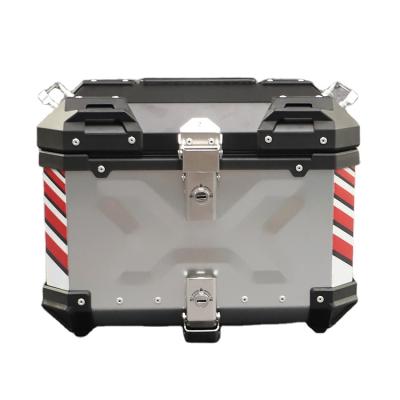 China Popular Universaly 45L Motorcycle Aluminum Alloy Box Aluminum Alloy Top Box Motorcycle for sale