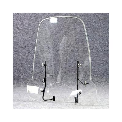 China PMMA/PC/PVC/PET Universal Motorbike Windscreen Scooter Windshield Deflector Motorcycle Windshield For SYM SYMPHONY for sale