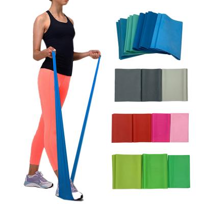 China Eco Friendly Portable Latex Pilates Yoga Leg Resistance Bands Exercise for sale