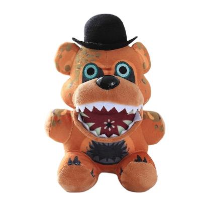 China Custom Made Plush Teddy Bear Harem Chica Foxy Bonnie Stuffed Toy Midnight Freddy's Night Light Animal Toys Cute Fun Plush Toy for sale