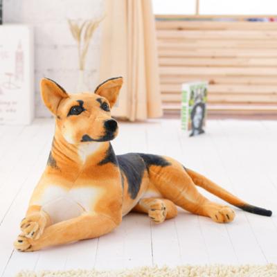 China Best Plush Made Dog Toys Custom 60cm Dog Doll Plush Soft Stuffed Toy Soft ToyPlush German Shepherd Dog for sale