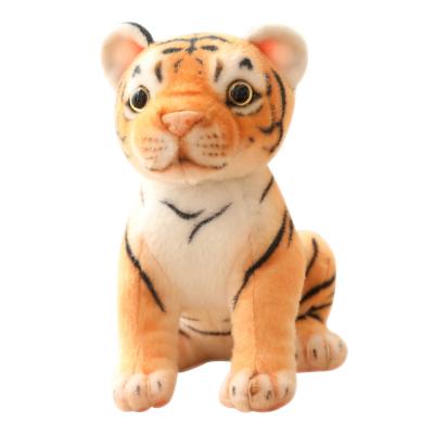 China Plush Baby Doll Fabric Custom Animal Tiger Toys Stuffed Animals Wow Small 25cm Ready To Ship Cotton Stuffed Toys for sale