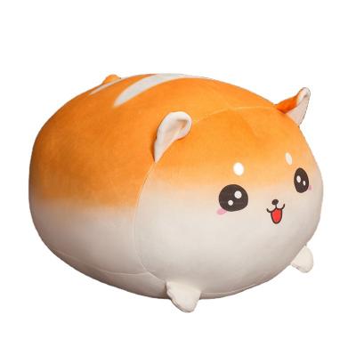 China Wholesale Dudu Firewood Dog Doll Girl Sleeping Pillow Protection Gift Plush Bread Pet Pillow Plush Fat Toys for sale