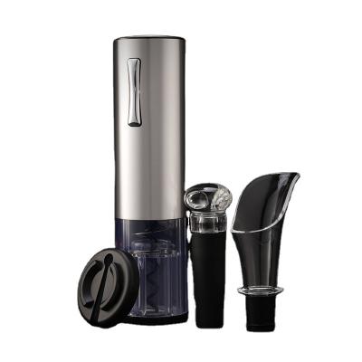 China Fashion modern style multifunctional rechargeable wine opener set automatic electric gift box wine set for sale