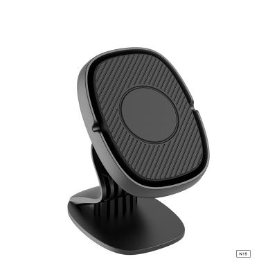 China High Quality Retatable 360 ​​Degree Rotation Black Magnetic Air Vent Car Phone Holder for sale