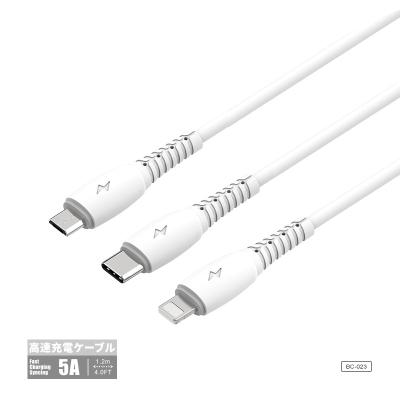 China 3 in 1 Best Universal 3 in 1 5A USB Data Charger Cables Fast Charging Prices for Phone/Computer/MP3/MP4 for sale