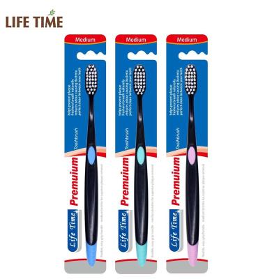 China Viable Toothbrush with Comfortable Yangzhou Factory Free Sample Dental Equipment Tongue Cleaner Handle Adult Toothbrush for sale