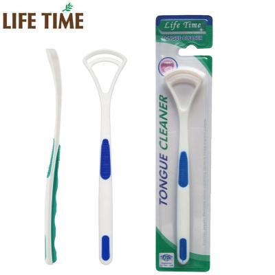 China Wholesale Anti-Slip Dental Care Customized Tongue Cleaner Scraper Simple Packaging for sale