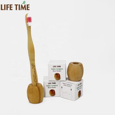 China case medio ambiente biodegradable holder private label eco bambu bamboo toothbrush base for sale