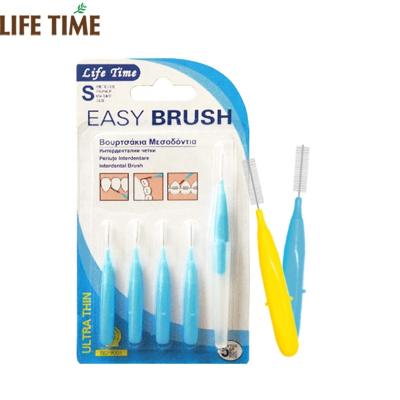 China Clean Tooth Notches China Interdental Factory Selection Soft Brush Blister Card Packing Interdental Brush Toothpick For Oral Cleaning for sale