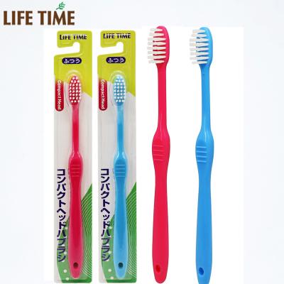 China Factory Direct OEM Eco-Friendly Whitening Adult Plastic Toothbrush Wheat Classic Wholesale Portable Straw Toothbrush Travel for sale