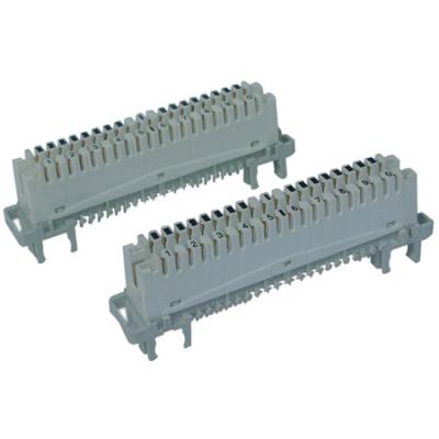 China 10 Pair LSA Profile Splitter Module Crown Communication for sale