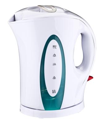 China Appliance 1.7L Cordless Household Cordless Plastic Electric Kettle 1301 for sale