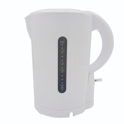 China 1.7L cordless up market shiny kettle pp healthy food grade material for sale