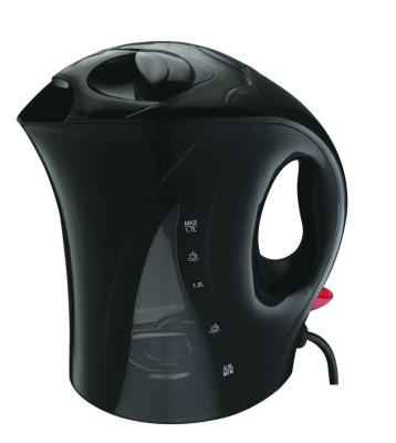 China Large 360 ​​degree rotation bottom selling 1.7L good price and quality same black color plastic kettle for sale