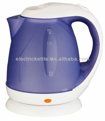 China 360 degree controller rotary style plastic tianming electric kettle with 1.8L for sale