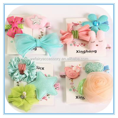 China Cute Kids Girls Hair Clips The Latest Baby Hair Cloth Accessories Japanese Design for sale