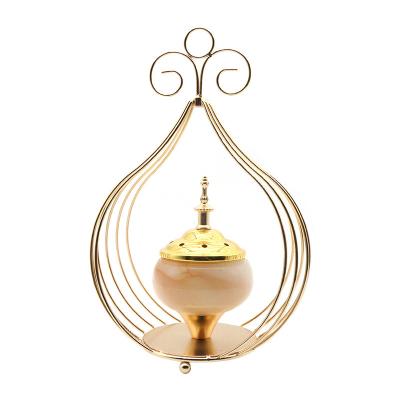 China Middle East Dali Wholesale Arabic Portable Bakhoor Oud Stand Holder Censer for Eid for sale