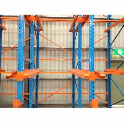 China Corrosion Protection Standard Cargo Storage Heavy Duty Warehouse Selective Drive In Pallet Rack for sale