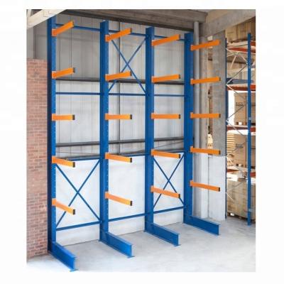 China Cantilever Corrosion Protection Warehouse Racking System For Long Height Goods for sale