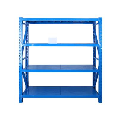 China Corrosion Protection Racking Warehouse Storage Medium Duty Rack Longspan Shelving for sale