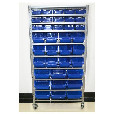 China Corrosion Protection Warehouse Equipment Steel Plate Storage Bin Shelves Racks for sale